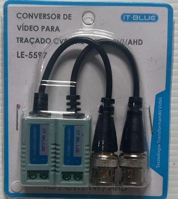 Balun Passivo Intelbras IT-Blue Conversor De Sinal (par)
